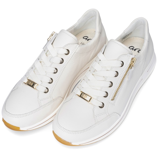 Ara Sneaker »OSAKA« Freizeitschuh, Halbschuh, Schnürschuh mit Reißverschluss, H-Weite