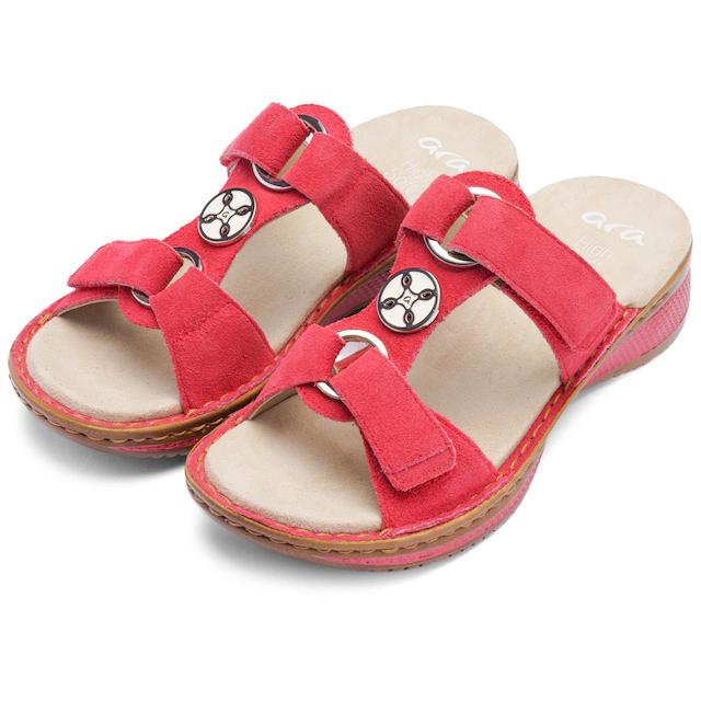 Ara Pantolette »HAWAII« , Keilabsatz, Sommerschuh, Schlupfschuh mit Schmuckelement