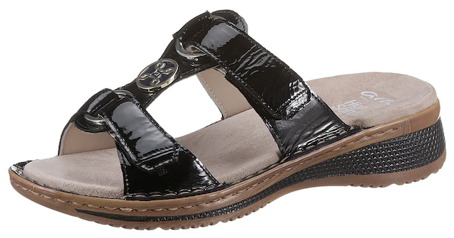 Ara Pantolette »HAWAII« , Keilabsatz, Sommerschuh, Schlupfschuh mit Schmuckelement