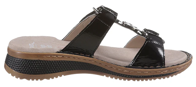 Ara Pantolette »HAWAII« , Keilabsatz, Sommerschuh, Schlupfschuh mit Schmuckelement