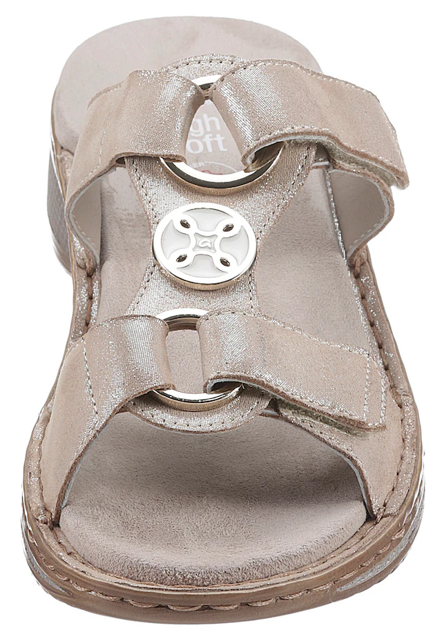Ara Pantolette »HAWAII« , Keilabsatz, Sommerschuh, Schlupfschuh mit Schmuckelement