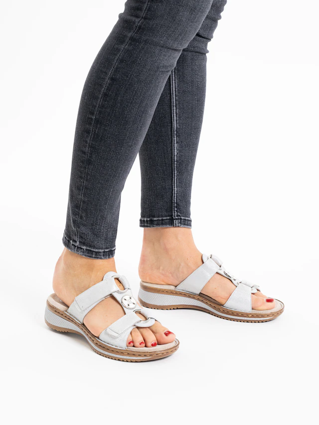 Ara Pantolette »HAWAII« , Keilabsatz, Sommerschuh, Schlupfschuh mit Schmuckelement