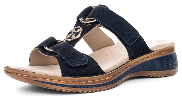 Ara Pantolette »HAWAII« , Keilabsatz, Sommerschuh, Schlupfschuh mit Schmuckelement