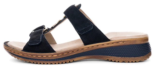 Ara Pantolette »HAWAII« , Keilabsatz, Sommerschuh, Schlupfschuh mit Schmuckelement