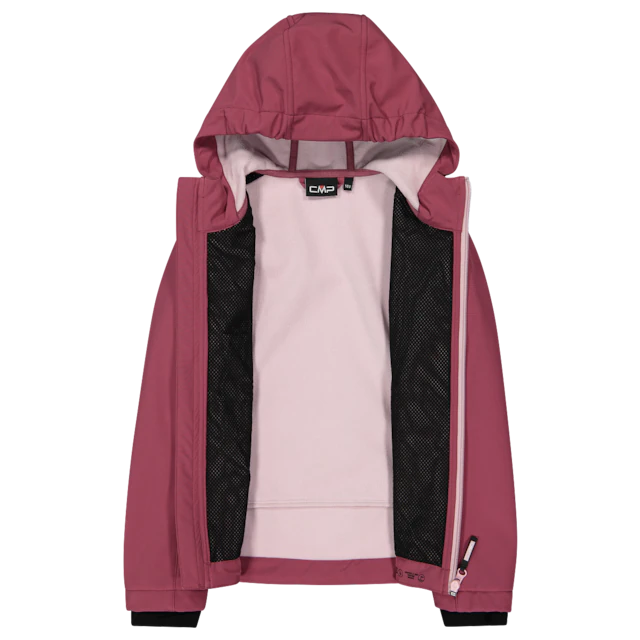 CMP Softshelljacke »KID G SOFTSHELL JACKET« mit Kapuze für Kinder, mit Kapuze, atmungsaktiv, wasserabweisend, windabweisend
