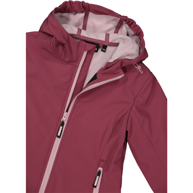 CMP Softshelljacke »KID G SOFTSHELL JACKET« mit Kapuze für Kinder, mit Kapuze, atmungsaktiv, wasserabweisend, windabweisend