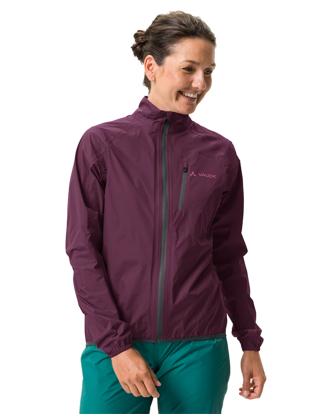 VAUDE Regenjacke »Women's Drop Jacket III« sportlicher Stil, wasserdicht mit 10000 mm Wassersäule, atmungsaktiv