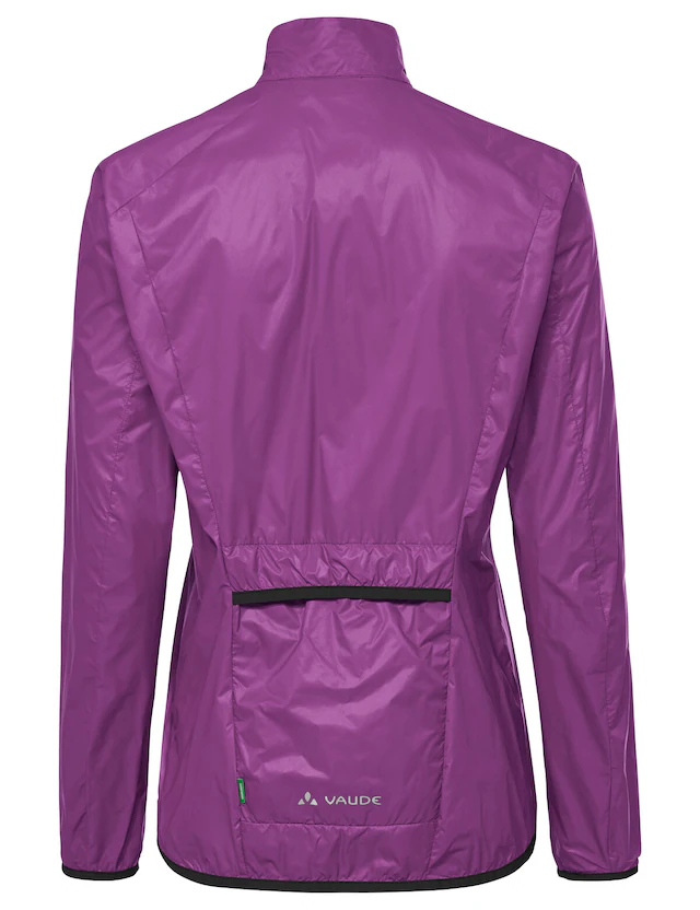VAUDE Fahrradjacke »Women's Matera Air Jacket« ohne Kapuze mit hochschließendem Kragen, winddicht und wasserabweisend, Slim Fit
