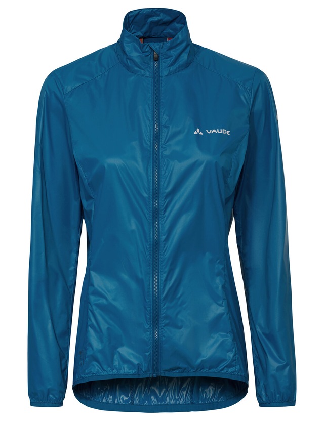 VAUDE Fahrradjacke »Women's Matera Air Jacket« ohne Kapuze mit hochschließendem Kragen, winddicht und wasserabweisend, Slim Fit