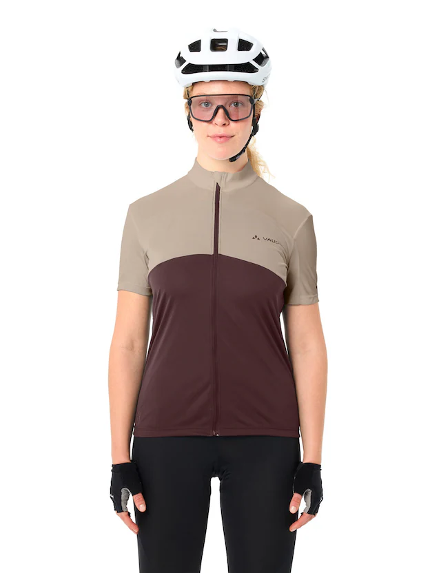 VAUDE Radtrikot »WOMEN'S MATERA FZ TRICOT« für Radsport, mit zwei Rückentaschen, mit Stehkragen, atmungsaktiv
