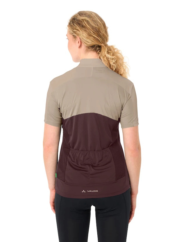 VAUDE Radtrikot »WOMEN'S MATERA FZ TRICOT« für Radsport, mit zwei Rückentaschen, mit Stehkragen, atmungsaktiv