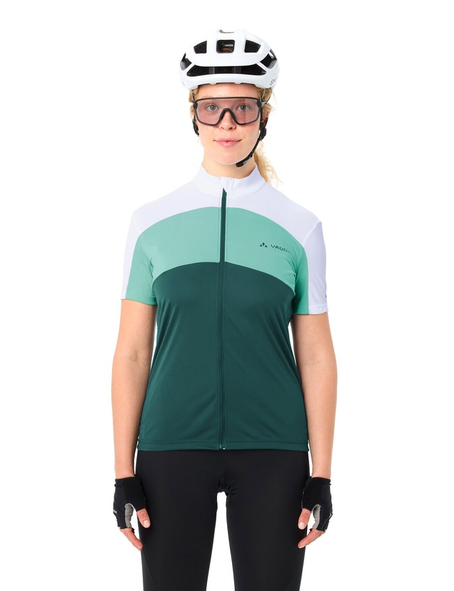 VAUDE Radtrikot »WOMEN'S MATERA FZ TRICOT« für Radsport, mit zwei Rückentaschen, mit Stehkragen, atmungsaktiv