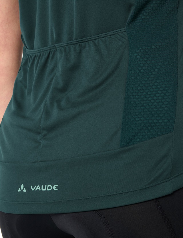VAUDE Radtrikot »WOMEN'S MATERA FZ TRICOT« für Radsport, mit zwei Rückentaschen, mit Stehkragen, atmungsaktiv