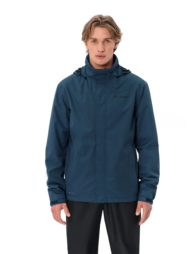 VAUDE Fahrradjacke »Men's Escape Bike Light Jacket« mit Kapuze mit leichtem Material, mit Reißverschlusstaschen