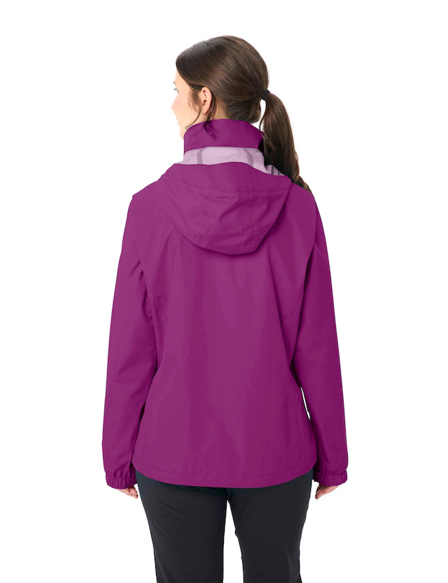 VAUDE Regenjacke »Women's Escape Light Jacket« mit Kapuze für Wandern und Trekking, atmungsaktives Material, wasserdicht
