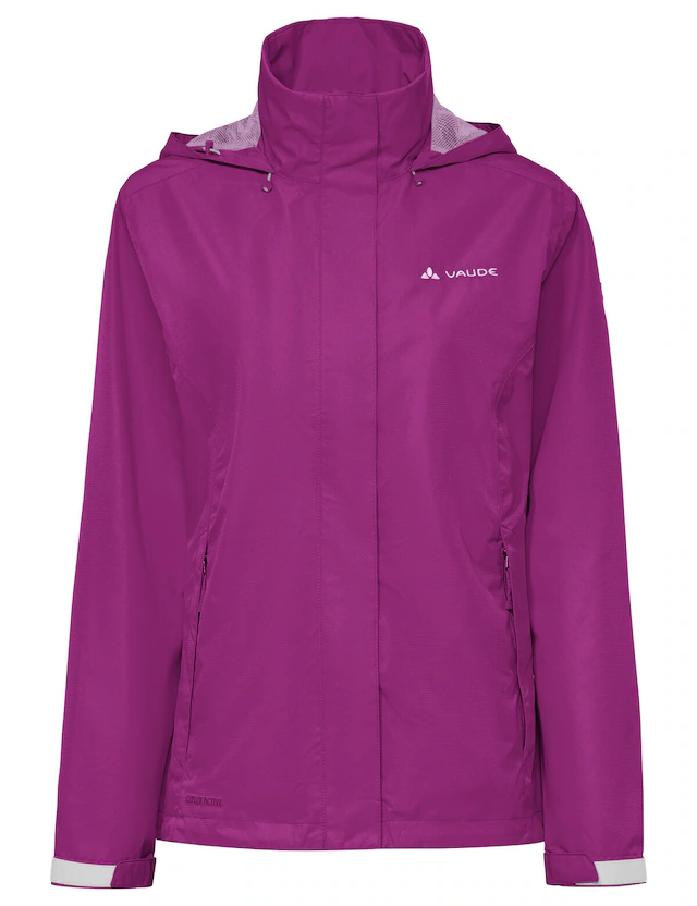 VAUDE Regenjacke »Women's Escape Light Jacket« mit Kapuze für Wandern und Trekking, atmungsaktives Material, wasserdicht