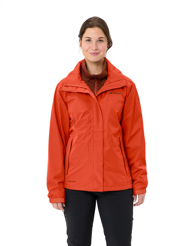 VAUDE Regenjacke »Women's Escape Light Jacket« mit Kapuze für Wandern und Trekking, atmungsaktives Material, wasserdicht