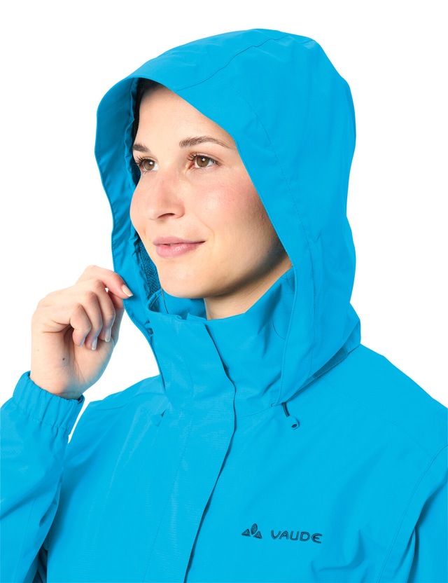 VAUDE Regenjacke »Women's Escape Light Jacket« mit Kapuze für Wandern und Trekking, atmungsaktives Material, wasserdicht