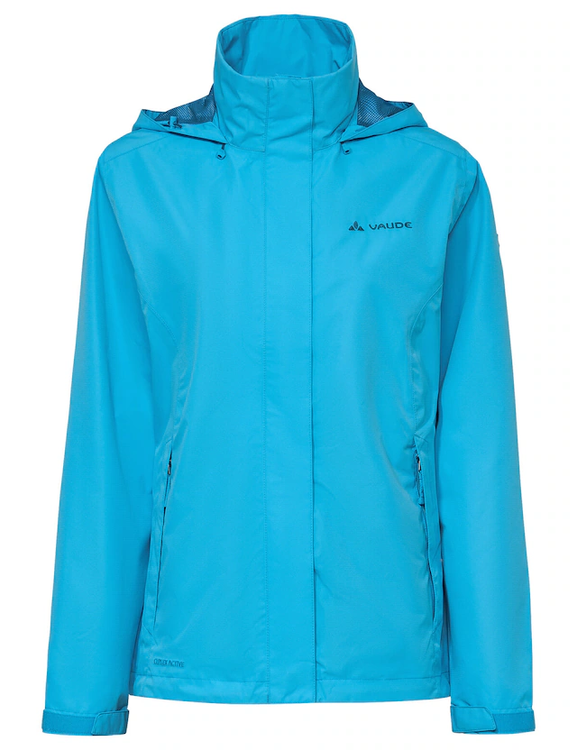 VAUDE Regenjacke »Women's Escape Light Jacket« mit Kapuze für Wandern und Trekking, atmungsaktives Material, wasserdicht