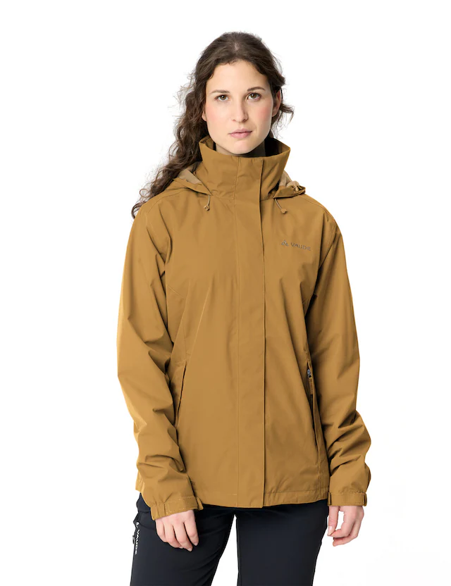 VAUDE Regenjacke »Women's Escape Light Jacket« mit Kapuze für Wandern und Trekking, atmungsaktives Material, wasserdicht