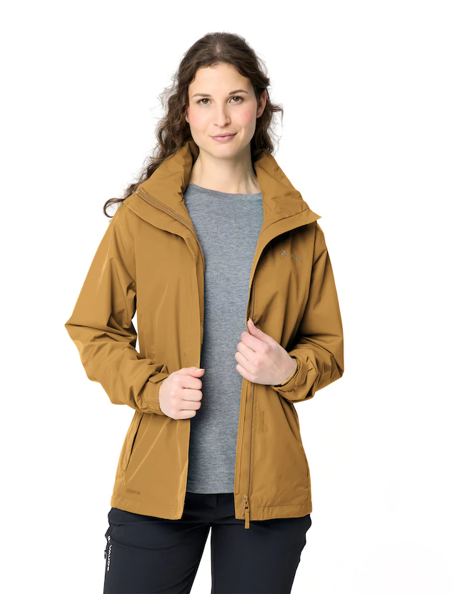 VAUDE Regenjacke »Women's Escape Light Jacket« mit Kapuze für Wandern und Trekking, atmungsaktives Material, wasserdicht