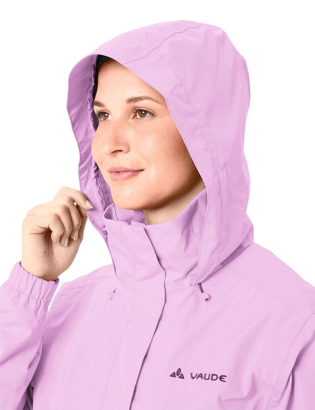 VAUDE Regenjacke »Women's Escape Light Jacket« mit Kapuze für Wandern und Trekking, atmungsaktives Material, wasserdicht