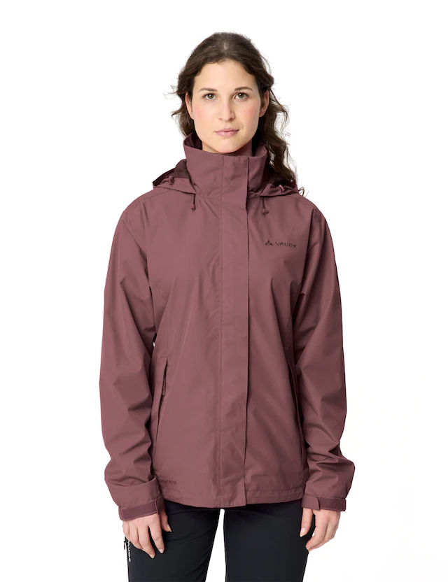 VAUDE Regenjacke »Women's Escape Light Jacket« mit Kapuze für Wandern und Trekking, atmungsaktives Material, wasserdicht
