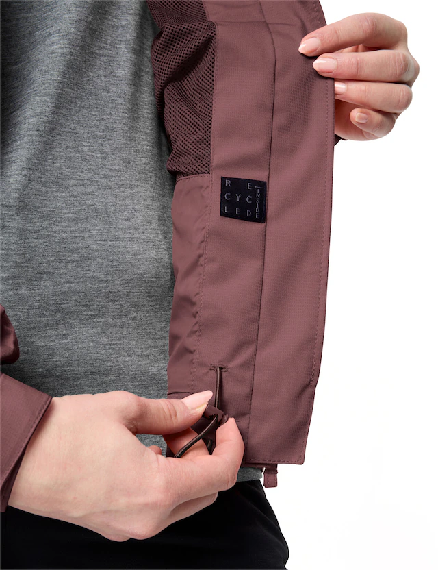 VAUDE Regenjacke »Women's Escape Light Jacket« mit Kapuze für Wandern und Trekking, atmungsaktives Material, wasserdicht