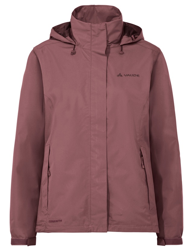 VAUDE Regenjacke »Women's Escape Light Jacket« mit Kapuze für Wandern und Trekking, atmungsaktives Material, wasserdicht