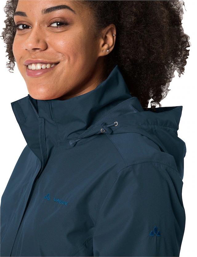 VAUDE Regenjacke »Women's Escape Light Jacket« mit Kapuze für Wandern und Trekking, atmungsaktives Material, wasserdicht