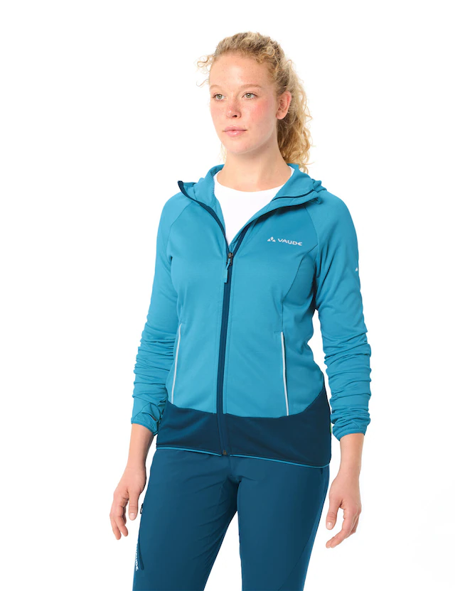 VAUDE Fleecejacke »WOMEN'S TEKOA FLEECE JACKET II« mit Kapuze mit Kapuze, taillenbedeckte Länge