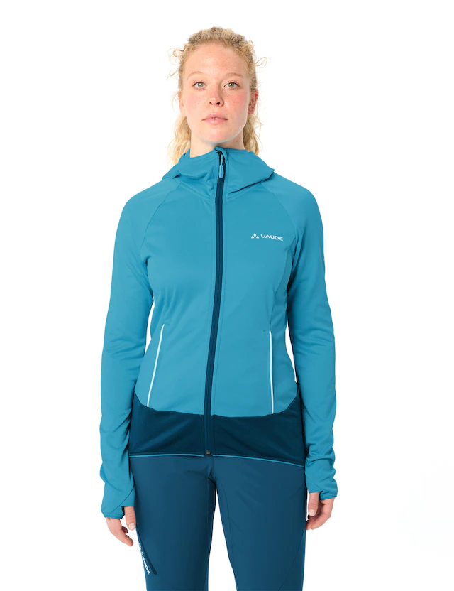 VAUDE Fleecejacke »WOMEN'S TEKOA FLEECE JACKET II« mit Kapuze mit Kapuze, taillenbedeckte Länge