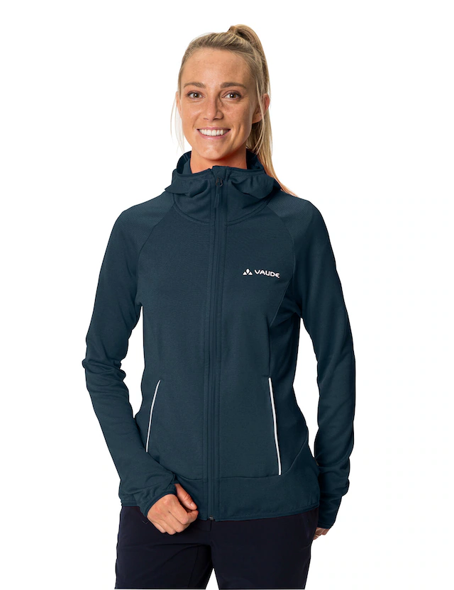 VAUDE Fleecejacke »WOMEN'S TEKOA FLEECE JACKET II« mit Kapuze mit Kapuze, taillenbedeckte Länge