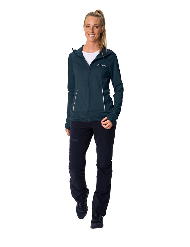VAUDE Fleecejacke »WOMEN'S TEKOA FLEECE JACKET II« mit Kapuze mit Kapuze, taillenbedeckte Länge
