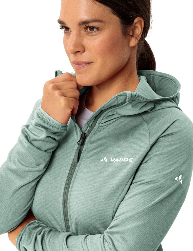 VAUDE Fleecejacke »WOMEN'S TEKOA FLEECE JACKET II« mit Kapuze mit Kapuze, taillenbedeckte Länge