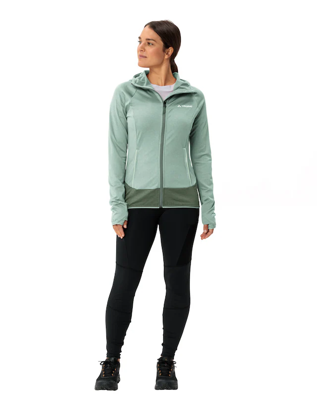 VAUDE Fleecejacke »WOMEN'S TEKOA FLEECE JACKET II« mit Kapuze mit Kapuze, taillenbedeckte Länge