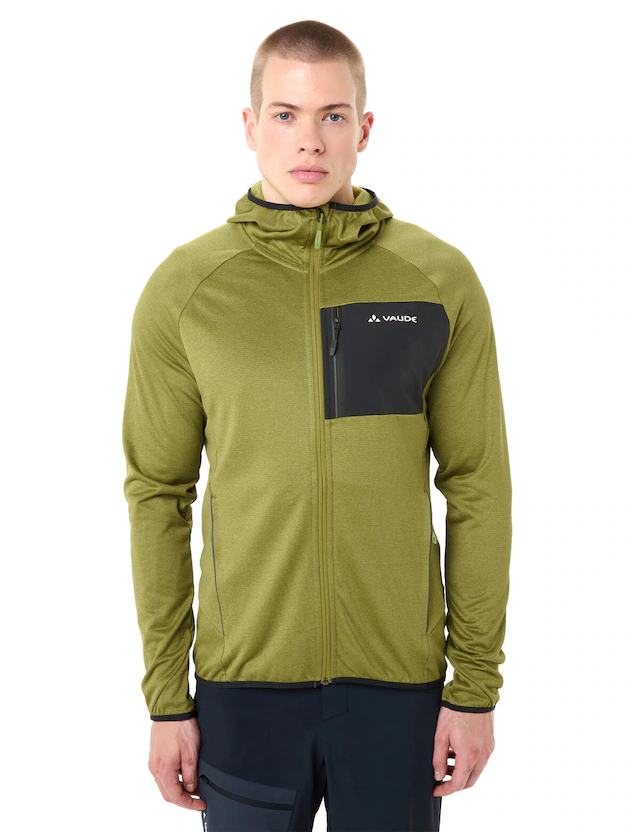 VAUDE Fleecejacke »MEN'S TEKOA FLEECE JACKET II« mit Kapuze mit Kapuze, atmungsaktiv, schnell trocknend, Slim Fit