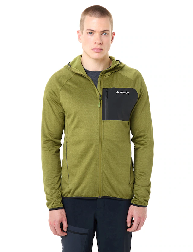 VAUDE Fleecejacke »MEN'S TEKOA FLEECE JACKET II« mit Kapuze mit Kapuze, atmungsaktiv, schnell trocknend, Slim Fit