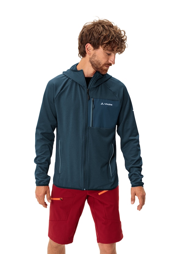 VAUDE Fleecejacke »MEN'S TEKOA FLEECE JACKET II« mit Kapuze mit Kapuze, atmungsaktiv, schnell trocknend, Slim Fit