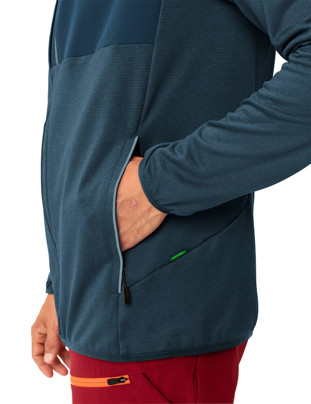 VAUDE Fleecejacke »MEN'S TEKOA FLEECE JACKET II« mit Kapuze mit Kapuze, atmungsaktiv, schnell trocknend, Slim Fit