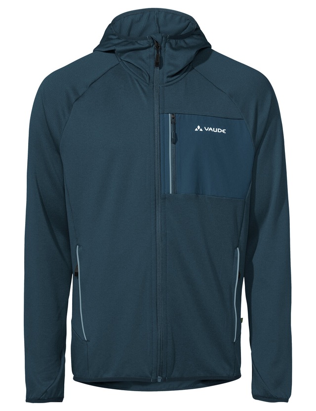 VAUDE Fleecejacke »MEN'S TEKOA FLEECE JACKET II« mit Kapuze mit Kapuze, atmungsaktiv, schnell trocknend, Slim Fit