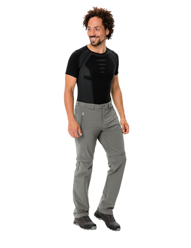 VAUDE Outdoorhose »Men's Farley Stretch T-Zip Pants III« mit Gesäßtasche und Eingrifftaschen, mit Reißverschluss-Applikationen