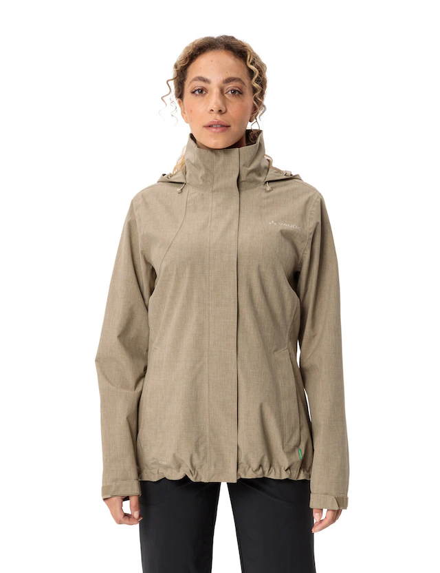 VAUDE Outdoorjacke »Women's Rosemoor Jacket II« mit Kapuze mit abnehmbarer Kapuze, wasserabweisend, windabweisend, atmungsaktiv