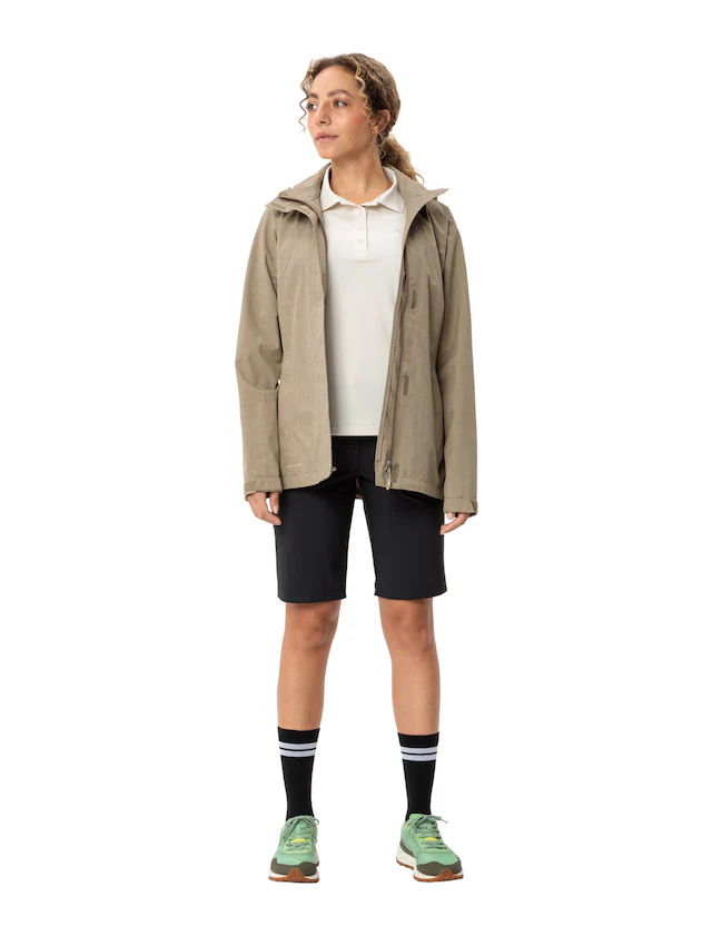 VAUDE Outdoorjacke »Women's Rosemoor Jacket II« mit Kapuze mit abnehmbarer Kapuze, wasserabweisend, windabweisend, atmungsaktiv