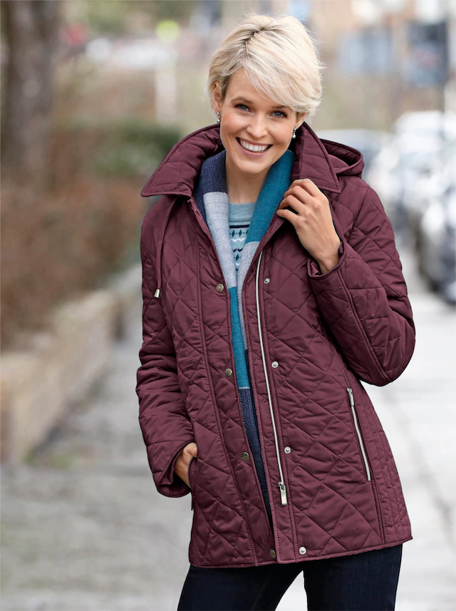 Casual Looks Winterjacke mit Kapuze