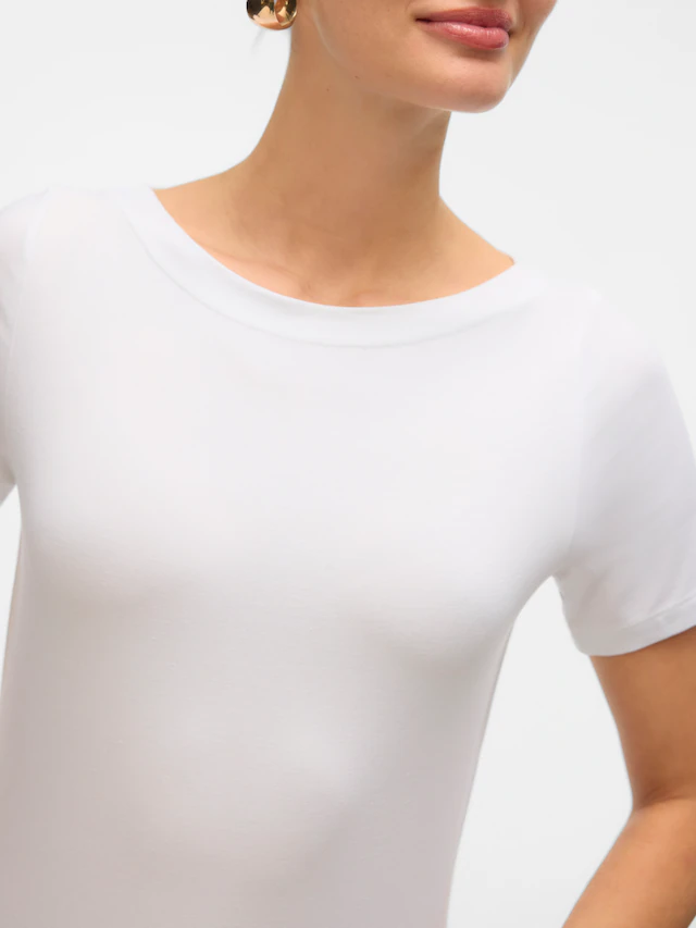 Vero Moda Kurzarmshirt »VMPANDA MODAL S/S TOP NOOS«