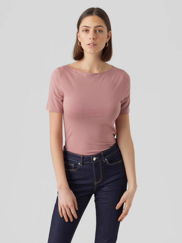 Vero Moda Kurzarmshirt »VMPANDA MODAL S/S TOP NOOS«
