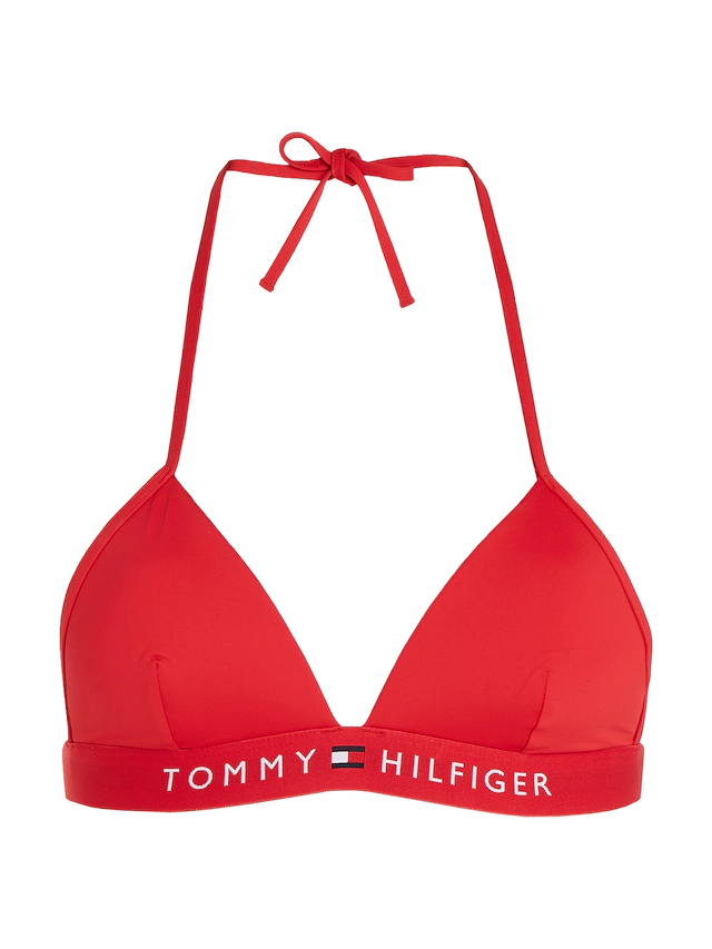 Tommy Hilfiger Swimwear Triangel-Bikini-Top »TH TRIANGLE FIXED FOAM« mit Tommy Hilfiger-Branding