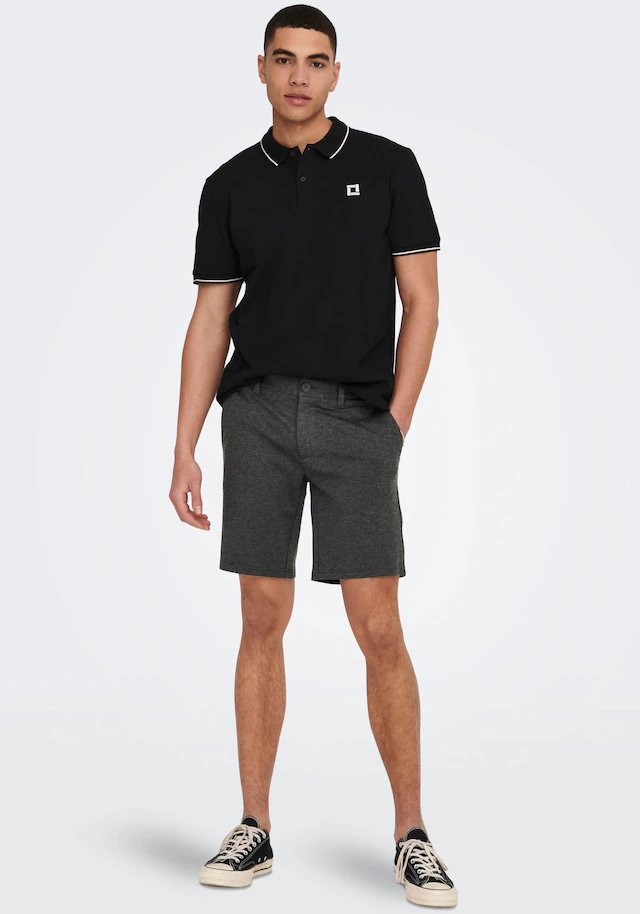 ONLY & SONS »ONSFLETCHER SLIM SS POLO NOOS« Baumwolle, normal geschnitten