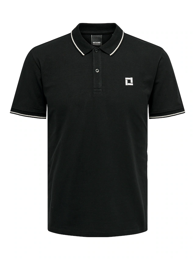 ONLY & SONS »ONSFLETCHER SLIM SS POLO NOOS« Baumwolle, normal geschnitten